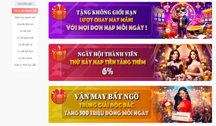 Vòng quay may mắn khuyến mãi Win777